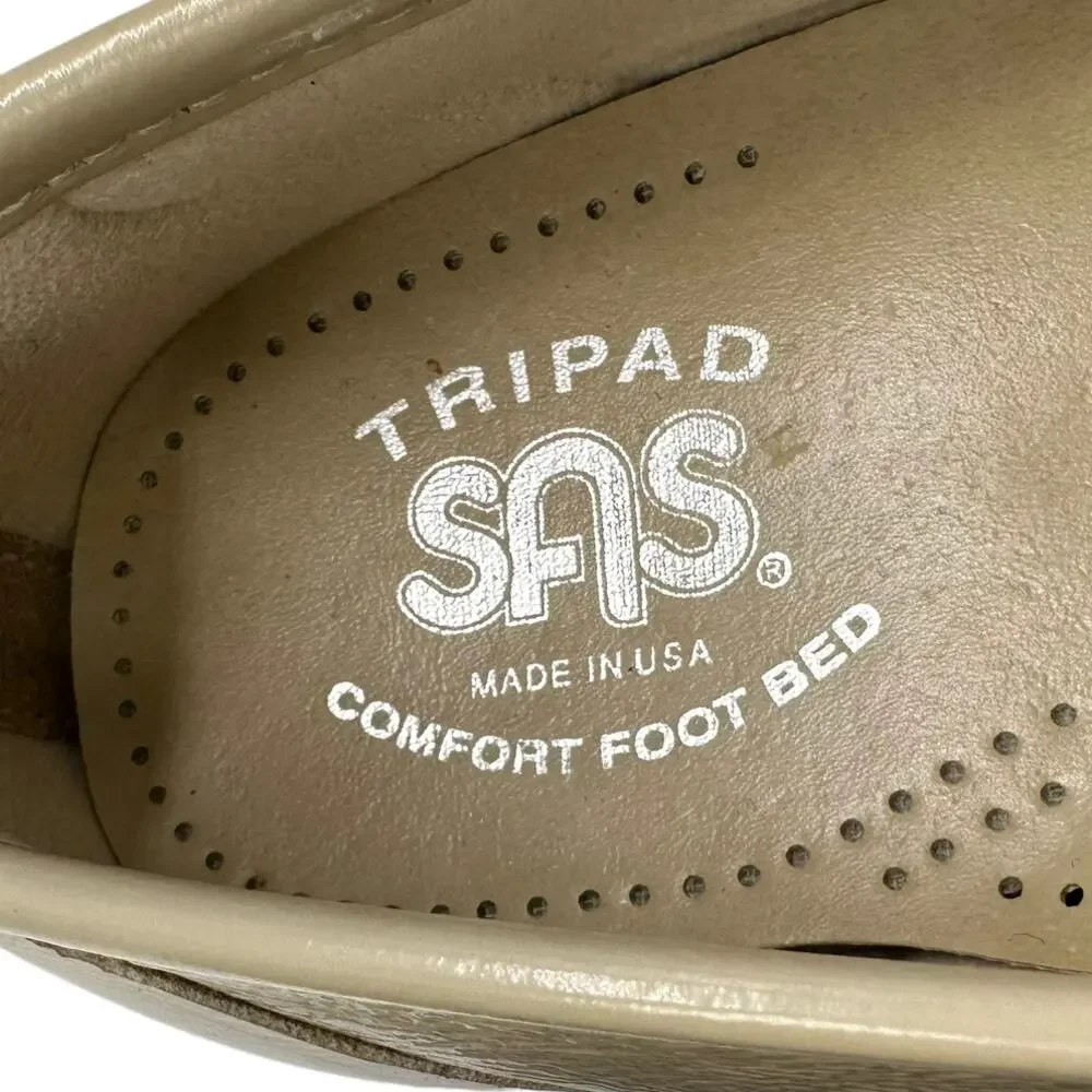 SAS Tripad Comfort Foot Bed Metro Taupe Women's Size 9 Excellent Condition